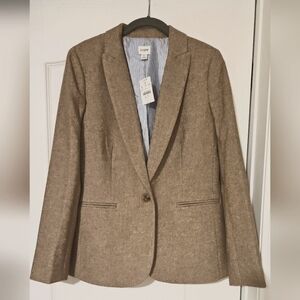 Jcrew Herringbone Wool blend Blazer size 8